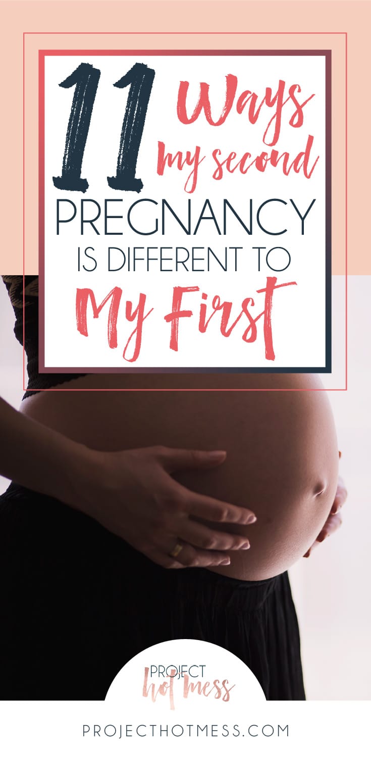 While every pregnancy is different, my second pregnancy is different to my first in so many more ways than I expected. Here's what might be coming your way if you're expecting baby number two.