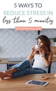 Stress is part of our everyday lives, but we are in such high states of overdrive we don't even realise it. Use these 5 ways to reduce stress in less than 5 minutes to help you feel amazing.
