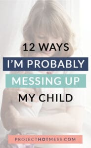 Parenting is hard. I literally stay awake at night thinking I'm probably messing up my child. What some say is right others say is wrong. It's a tough job! There's probably a million ways to mess up a child, these are the ones I stress about.