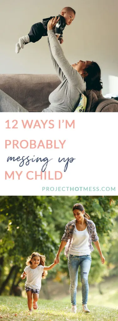 Parenting is hard. I literally stay awake at night thinking I'm probably messing up my child. What some say is right others say is wrong. It's a tough job! There's probably a million ways to mess up a child, these are the ones I stress about.