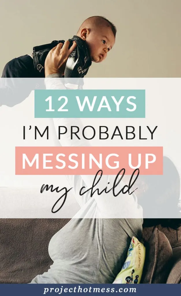 Parenting is hard. I literally stay awake at night thinking I'm probably messing up my child. What some say is right others say is wrong. It's a tough job! There's probably a million ways to mess up a child, these are the ones I stress about.