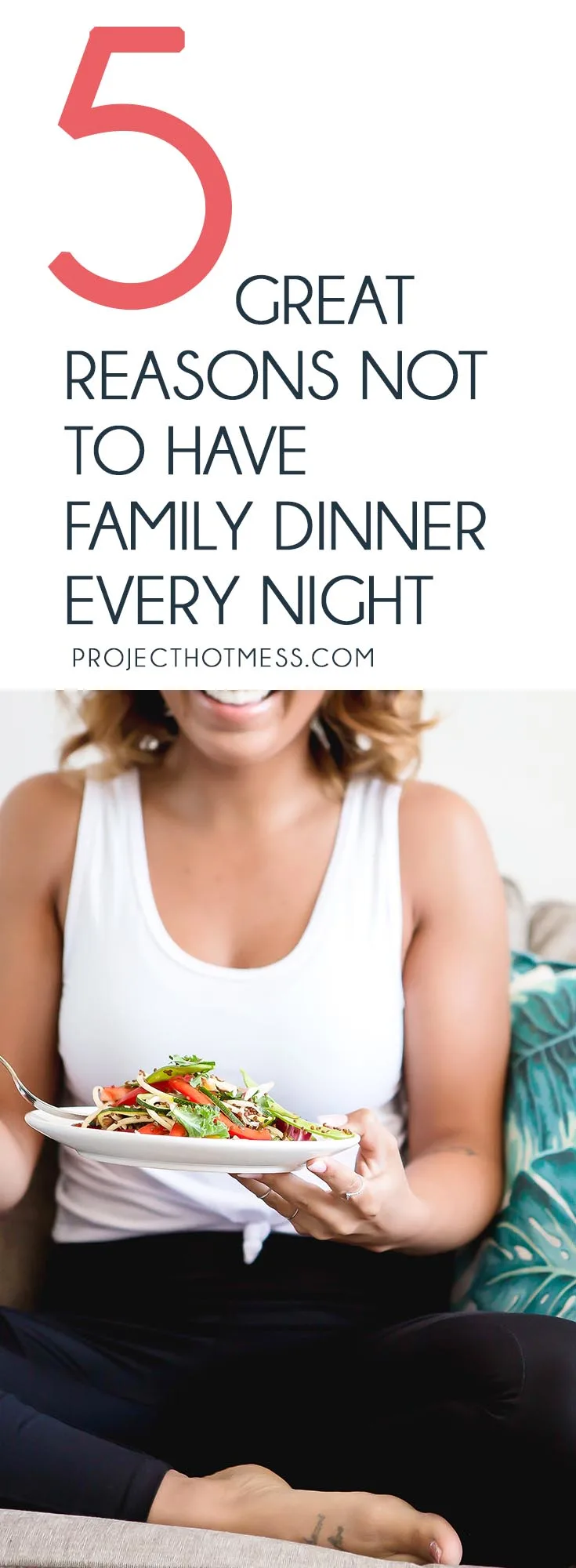 Do you feel guilty for not having family dinner every night? Stop! There are great reasons why you should give yourself a break and not do this every night.   Family Dinner | Family Cooking | Family Dinner Every Night | Family Time | Eating Together | Families Eat Together | Parenting | Parenting Tips | Surviving Motherhood | Family Tips 