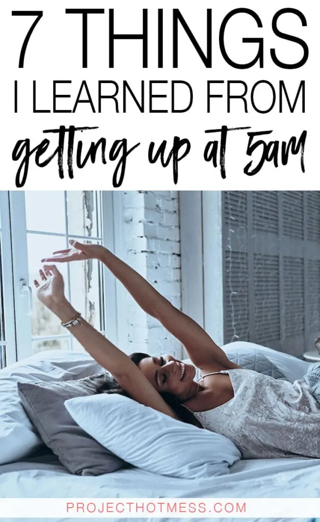 Have you ever considered how getting up early could change the way you manage your day? Here's what I learned from getting up at 5am (and it was amazing!). Could getting up early be the answer for you to be more productive?