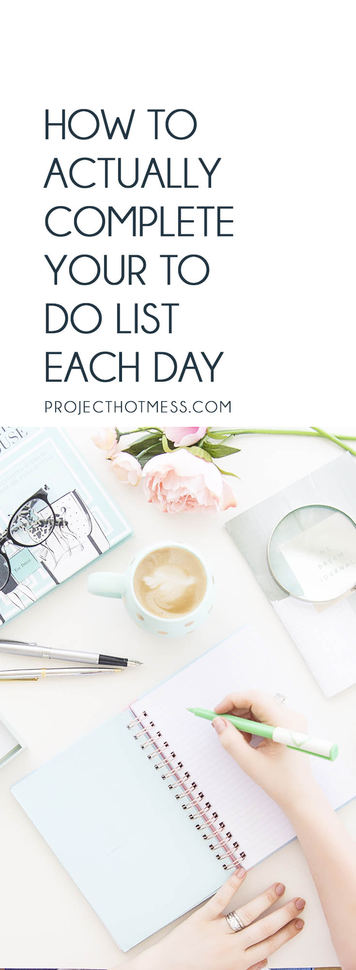 Learn how you can actually complete your to do list each day. Give yourself a greater sense of achievement, after all your to do list is meant to be done! Productive | To Do List | Organised | Be More Productive | Productivity | To Do List Hacks | Productivity Tips 