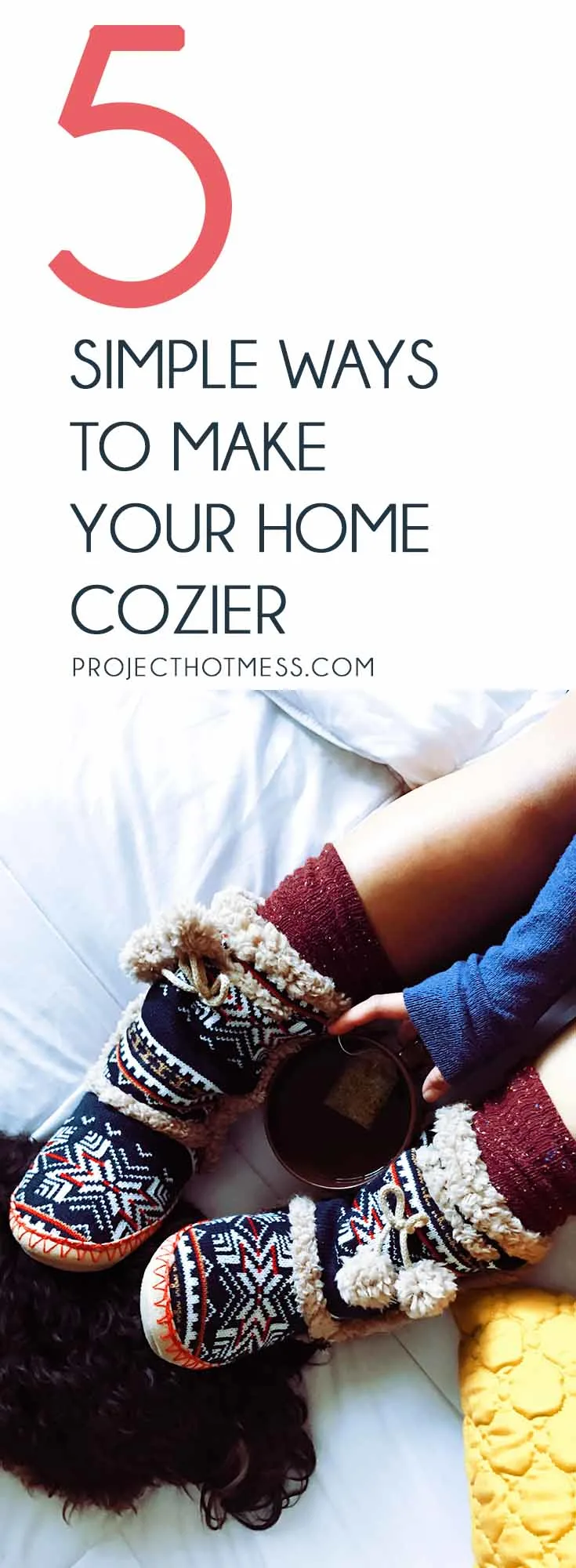 Our home is our sanctuary but too often we allow it to become stressful and chaotic. Bring back the calm by using these ways to make your home cozier. Guaranteed to make you want to snuggle up with your favorite book and relax. Hygge | Fall | Fall Homes | Fall Decor | Cozy | Cozy Home | Cozy Decor | How To Hygge