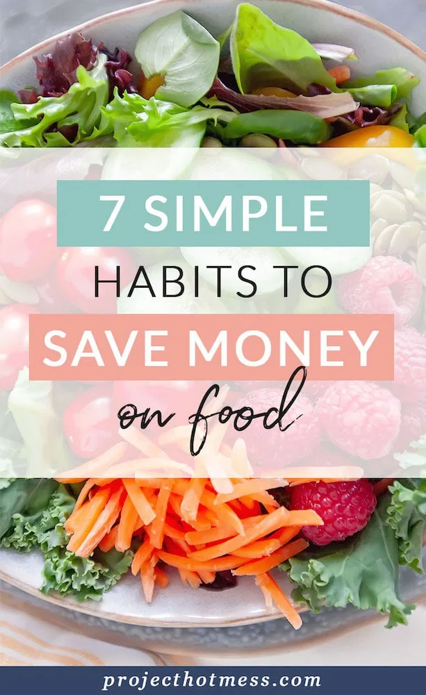 How much money do you spend on food? Do you know? It's so easy to spend a small fortune on food without even realising. But there are a few simple things you can do to help save money on food and these habits will help you do just that.