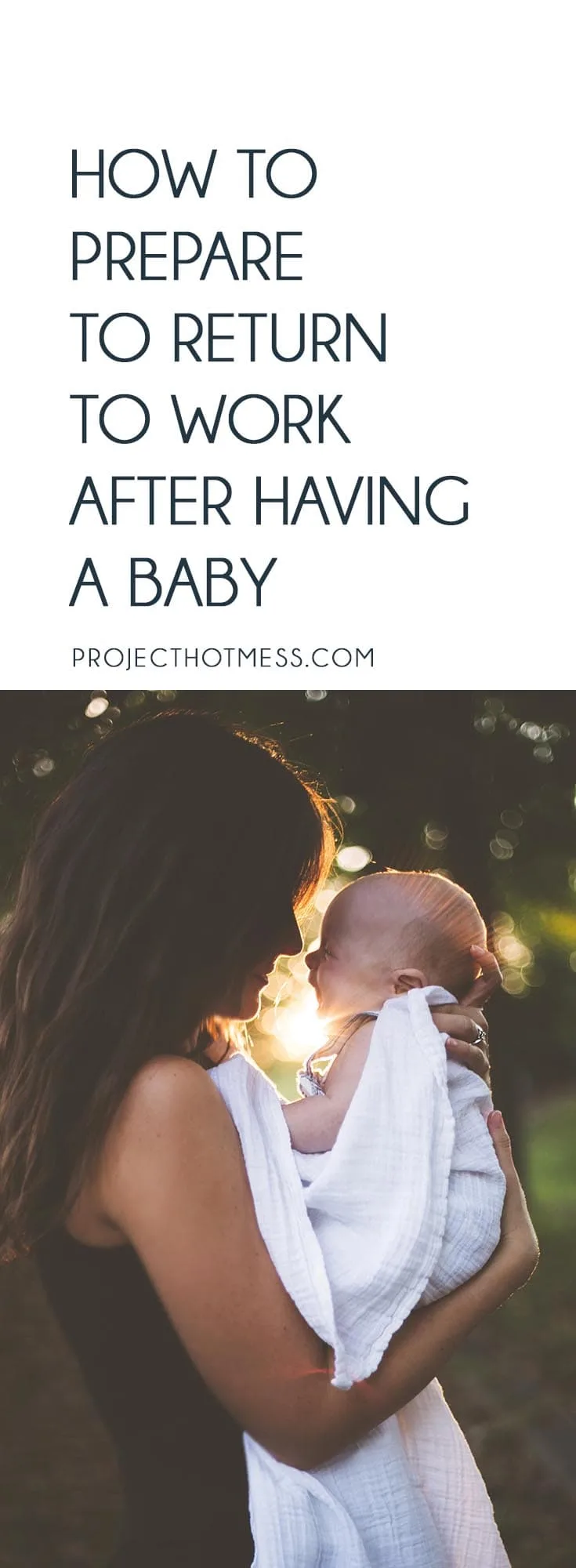 The decision to return to work after having a baby isn't always an easy one to make. The change to routine and the transition to having a baby plus going to work can be difficult, but with these tips hopefully, you'll be more prepared and everything will run a little smoother for you.