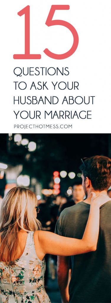 Want to spark off some conversations with your husband and have some deep and meaningful chats? Why not use these 15 questions to ask your husband about your marriage as a starting point and some inspiration? And it's a great date night idea too!