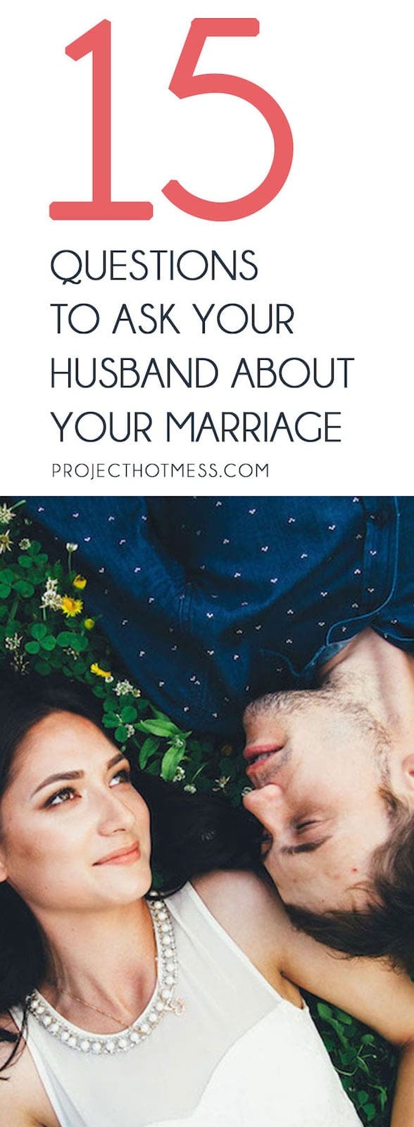 Want to spark off some conversations with your husband and have some deep and meaningful chats? Why not use these 15 questions to ask your husband about your marriage as a starting point and some inspiration? And it's a great date night idea too! 