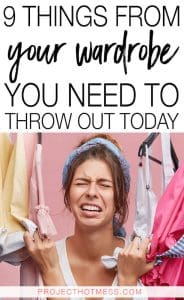 It is so easy to allow clutter to start to build in your wardrobe - we become so attached to our clothes it makes it a difficult thing to manage. But here's where you can start decluttering your clothes with these things from your wardrobe you need to throw out today.
