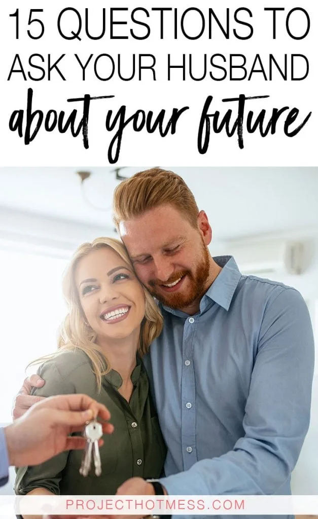 We all know communication in marriage is important, so get chatting with these questions to ask your husband about your future. Whether you're looking for things to chat about on date night, for Valentine's Day, as a way to celebrate your anniversary, or even just for fun, these questions will help you to communicate better, understand each other more, and plan for your future together! Have fun planning your life!