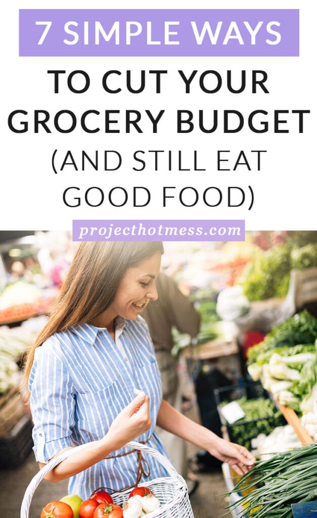 Saving money on your grocery bill doesn't have to be complicated and it doesn't mean you have to eat boring or bland food. You can still eat the meals you love, you just have to be prepared and shop in a smart way. Here are some simple ways you can cut your grocery budget without giving up eating good, healthy food that you love to eat.