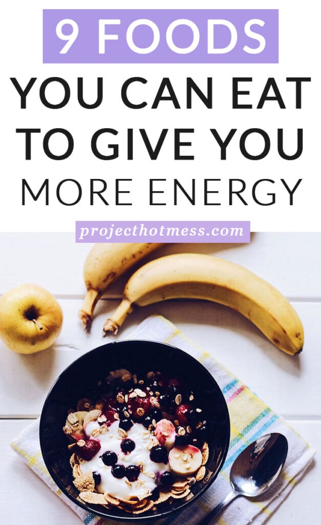 Food is such a wonderful source of energy, but it's easy to forget that the sugary treats aren't the best option. Instead, go for one of these foods you can eat to give you more energy to get you through your afternoon slump.