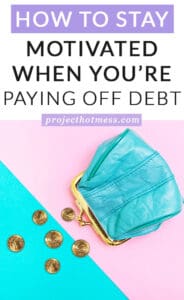 When paying off debt, motivation is key, which isn't always easy to have. Here's how you can stay motivated when you're paying off your debt, keep your financial goal in mind, and become debt free sooner.