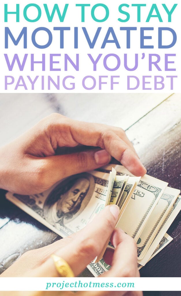 When paying off debt, motivation is key, which isn't always easy to have. Here's how you can stay motivated when you're paying off your debt, keep your financial goal in mind, and become debt free sooner.