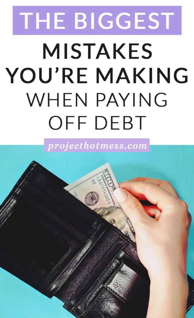 It's easy to make mistakes when you start paying off debt, but these can stop you from achieving your financial goals. Stop making these big financial mistakes today and pay off your debt sooner.