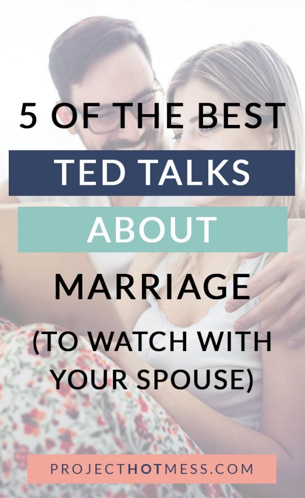 Do you love TED Talks? I do too, and one topic that I really love watching about is marriage. There is no shortage of TED Talks on marriage, and I've narrowed down the list for you. Here are 5 of the best TED Talks about marriage!