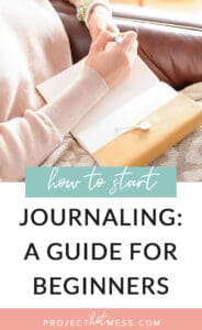 Have you decided to start journaling? Maybe you've heard of all the great benefits. Or maybe you just need a place to get out all of your thoughts. Journaling doesn't have to be fancy. Here is your beginner's guide on how to start journaling!