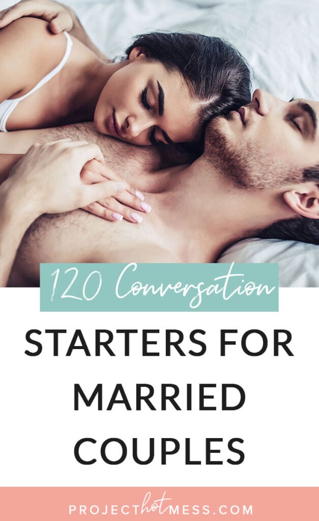 Communication in marriage is so important, but it doesn't have to be hard. In fact, it can be easy and fun! Here are 120 conversation starters for married couples to help keep the communication easy and strong in your marriage!