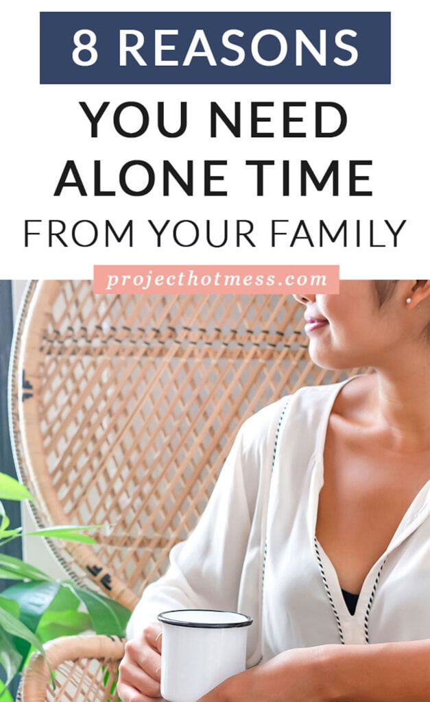 It seems mothers are expected to do it all, but taking alone time away from your family does not make you a bad mom. You need to recharge so you can be the best mom you can be. Here are 8 reason why you need alone time from your family.