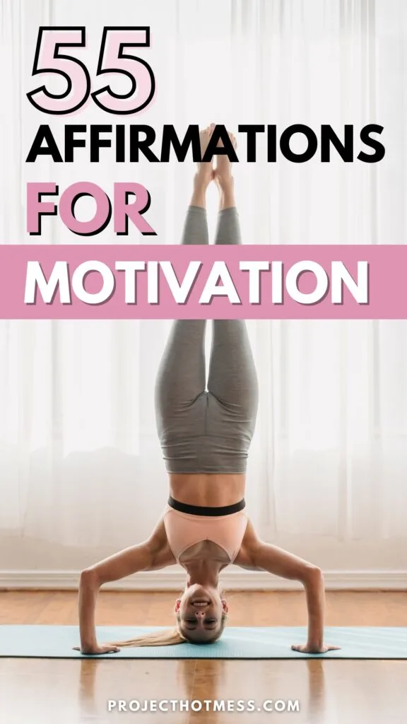 Kickstart your day with a surge of energy! 🌟 Our article '55 Affirmations For Motivation' is your go-to source for staying positive and focused. Whether you're tackling work, studies, or personal goals, these affirmations are the perfect mental pep-talk. Pin now for daily inspiration and unstoppable motivation! #StayMotivated #PositiveMindset Daily Motivation, Positive Affirmations, Stay Focused, Inspiration Boost, Goal Achievement, Mental Pep-Talk, Personal Growth, Productivity Tips