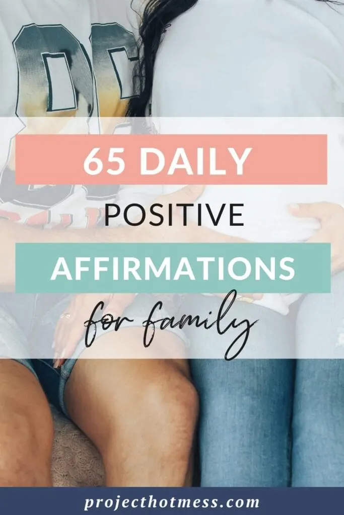 By using positive affirmations we can help more clearly define what it is that we want for our family, as well as life in general, by stating it over and over again through simple prepared statements. Here are 65 daily positive affirmations to use for your family.