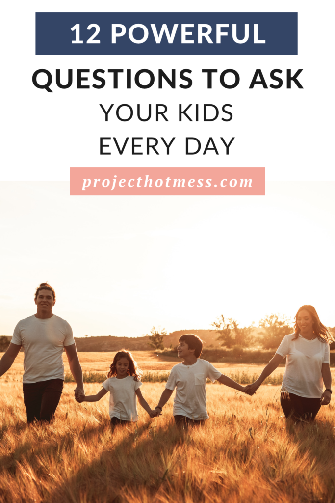 When you have meaningful questions to ask your kids each day, you can start creating habits of communication and ensure that talking to each other becomes something that is done with ease. Here are 12 powerful questions to ask your kids every day.
