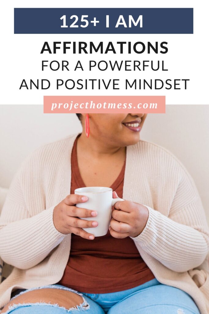 By using daily affirmations you can think more positive thoughts and become more confident. Here are 125 I am affirmations for a powerful and positive mindset.