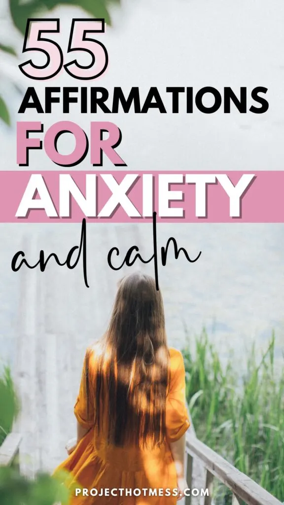 Ease your mind and soothe your soul with our empowering list of 55 affirmations for anxiety. Find peace and reclaim your calm with these powerful, positive statements. Pin now for a tranquil tomorrow. 🌿💭 #AnxietyRelief #MindfulLiving Anxiety Relief, Soothe Anxiety, Peaceful Mind, Calming Affirmations, Mindfulness, Positive Statements, Mental Health, Stress Management