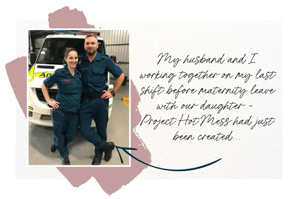 Krystal Kleidon and Husband working together as Paramedics