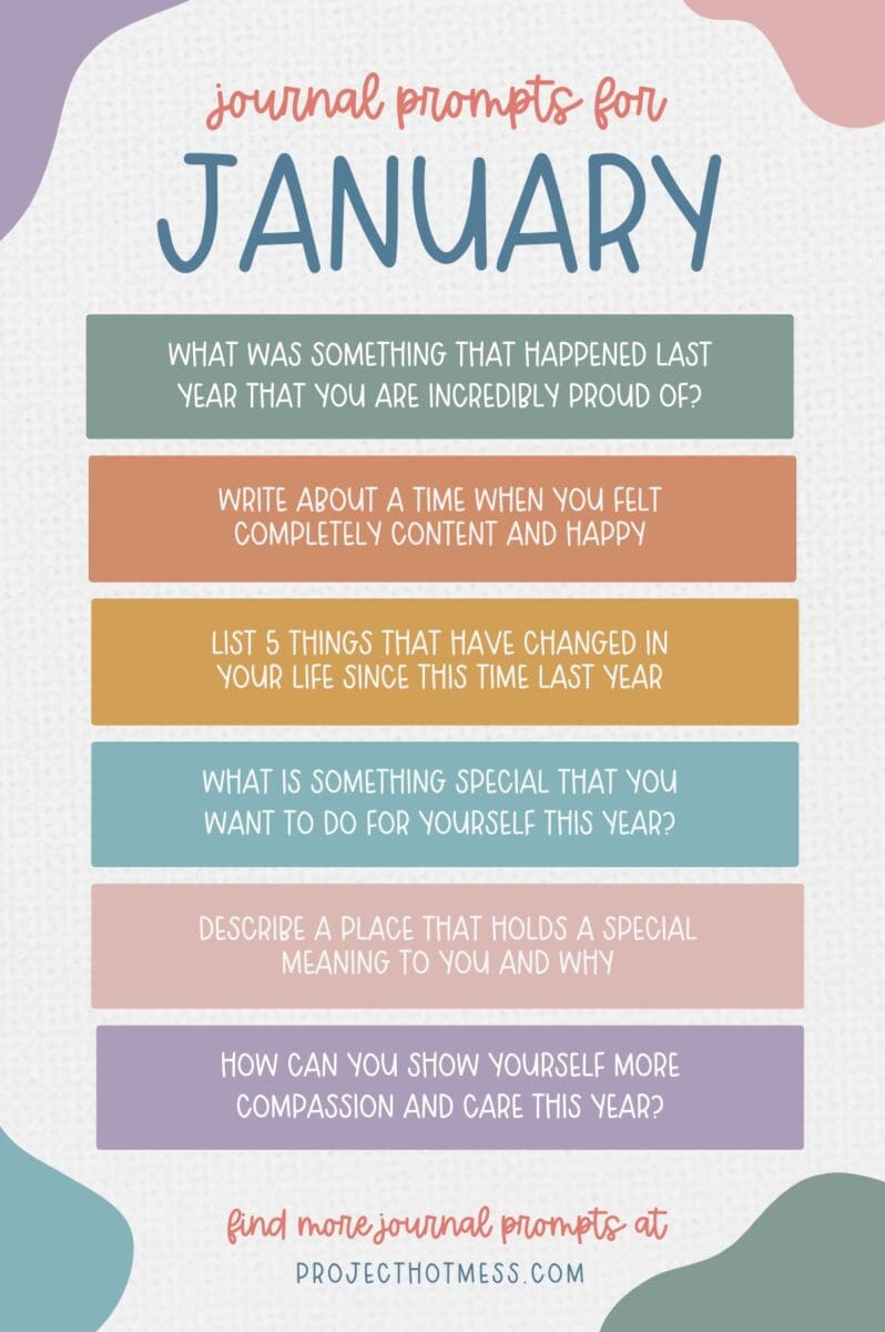 40+ January Journal Prompts For Daily Journaling Inspiration - Project ...