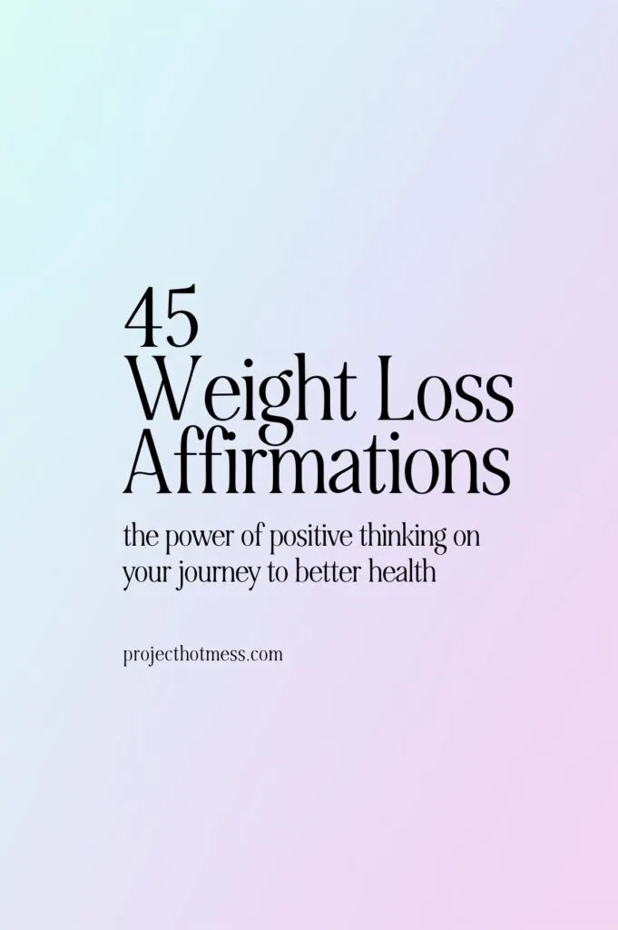 Your mindset plays a significant role in your weight loss journey. With 45 weight loss affirmations, you can transform your thoughts and build a strong foundation for success. Learn how to use positive affirmations effectively, visualize your success, and stay focused on your goals. Embrace the power of positive thinking and begin your journey to a healthier, happier you! 🎉🍏