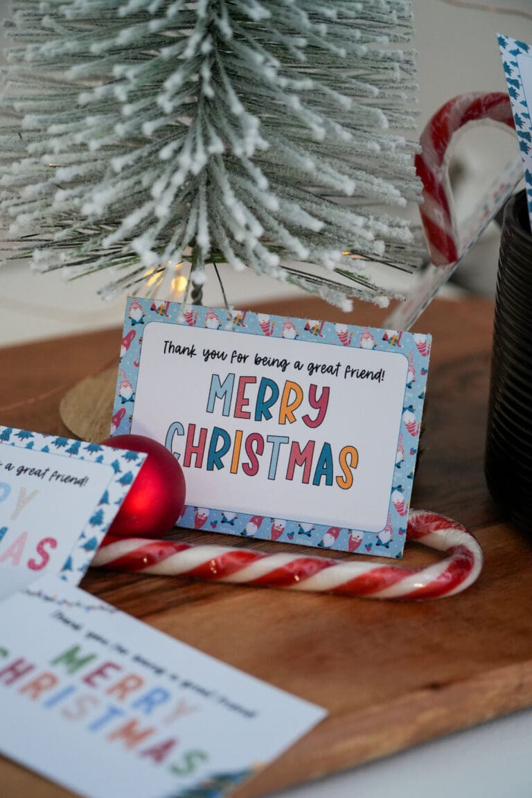 Candy Cane Gift Tags Printable (FREE) - Project Hot Mess