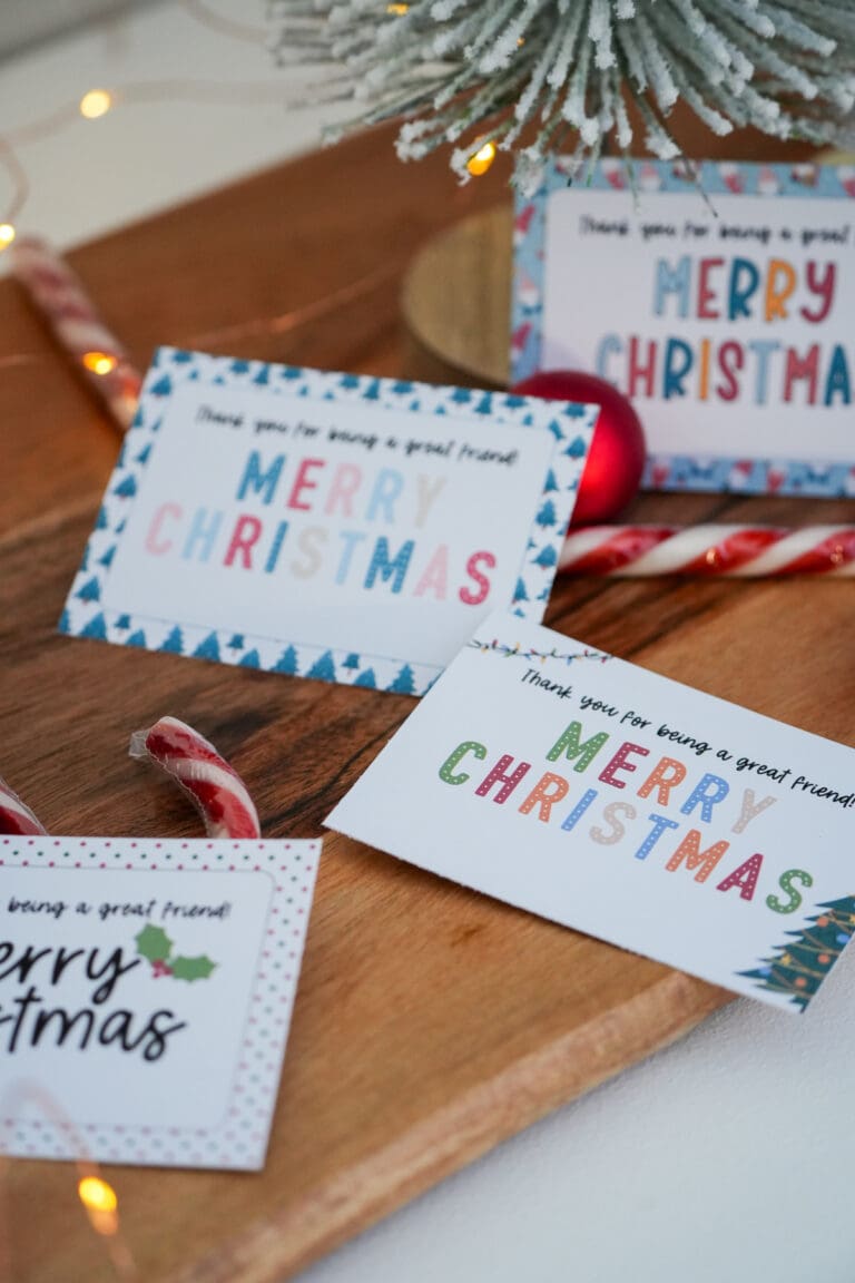 Candy Cane Gift Tags Printable (FREE) - Project Hot Mess