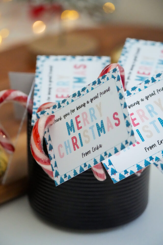 Add a sweet touch to your gifts with our free Candy Cane Gift Tags Printable. Perfect for holiday gift-giving!